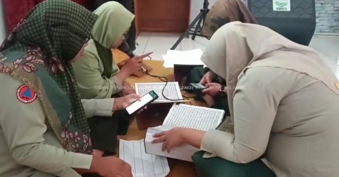 BPBD Bone Bolango menyelenggarakan Tadarus Al- Qur'an