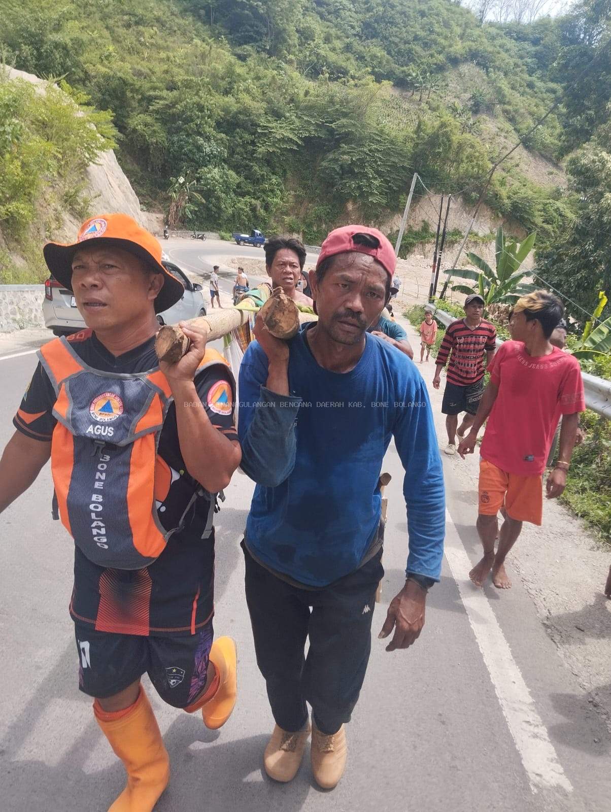 Peristiwa Longsor Batu di Olele Renggut Nyawa Petani Lansia